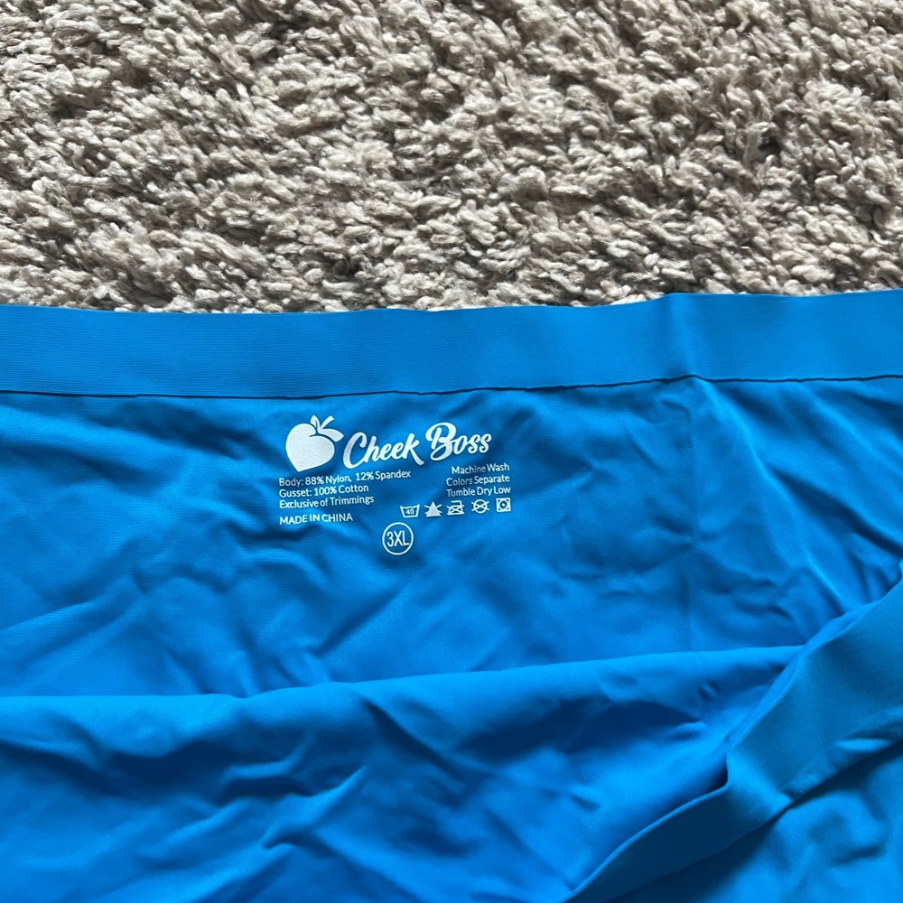 Cheek‎ Boss Underwear Panties Brief Blue Size 3XL XXXL NEW WITH TAGS - Picture 3 of 3